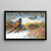 Faisans dans la neige - Archibald Thorburn — gerahmtes Bild an der Wand