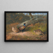 Der gefallene Buchenbaum, ein Hahn und drei Fasane mit einer Wespe - Archibald Thorburn — gerahmtes Bild an der Wand
