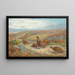 L'ancienne route de transhumance - Archibald Thorburn — gerahmtes Bild an der Wand