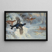 Durch die verschneiten Bestecke - Archibald Thorburn — gerahmtes Bild an der Wand