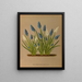 Muscari botryoides Muscari botryoides Var Alba - Arentina Hendrica Arendsen — gerahmtes Bild an der Wand