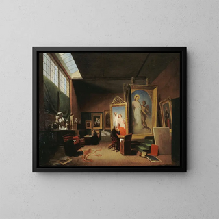 Atelier d'Arcy Scheffer, rue Chaptal - Arie Johannes Lamme — gerahmtes Bild an der Wand
