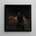 Aristoteles mit einer Büste von Homer - Rembrandt van Rijn — gerahmtes Bild an der Wand