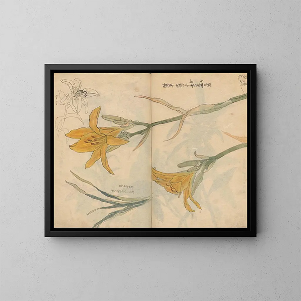 Skizzenbuch Pl025 - Ariyoshi Kondo — gerahmtes Bild an der Wand