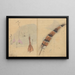 Skizzenbuch Pl065 - Ariyoshi Kondo — gerahmtes Bild an der Wand