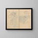 Skizzenbuch Pl092 - Ariyoshi Kondo — gerahmtes Bild an der Wand