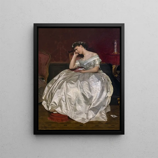 Trop tard ou la lettre - Armand Cambon — gerahmtes Bild an der Wand