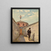 La prison Mazas 12. Arrondissement im Jahr 1871 - Armand Gautier — gerahmtes Bild an der Wand