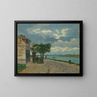 Bords de la Seine - Armand Guillaumin — gerahmtes Bild an der Wand