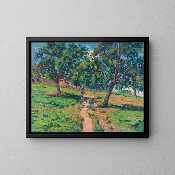 Chemin de Damiette - Armand Guillaumin — gerahmtes Bild an der Wand