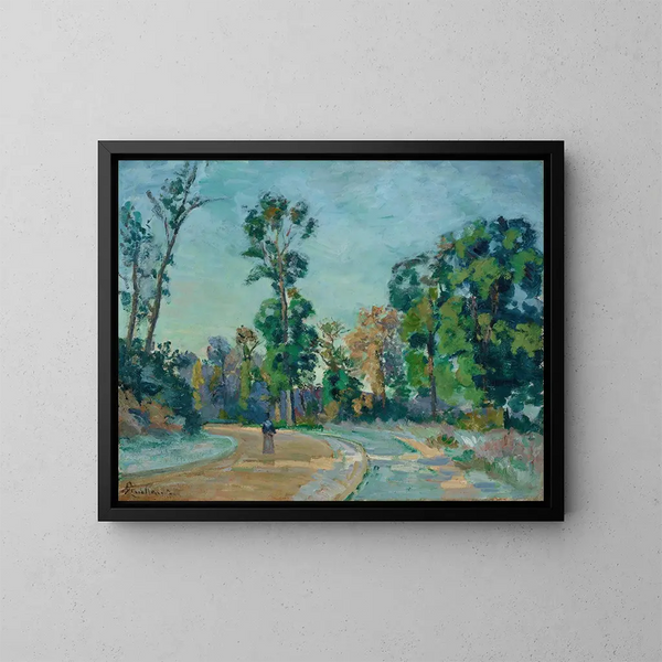 Gèle blanche en Île-de-France - Armand Guillaumin — gerahmtes Bild an der Wand