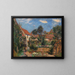 Garten in Janville-sur-Juine - Armand Guillaumin — gerahmtes Bild an der Wand