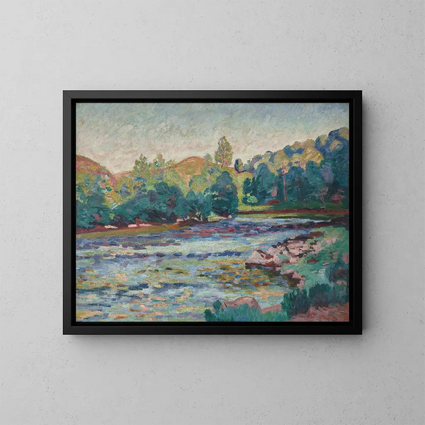 La Creuse - Armand Guillaumin — gerahmtes Bild an der Wand