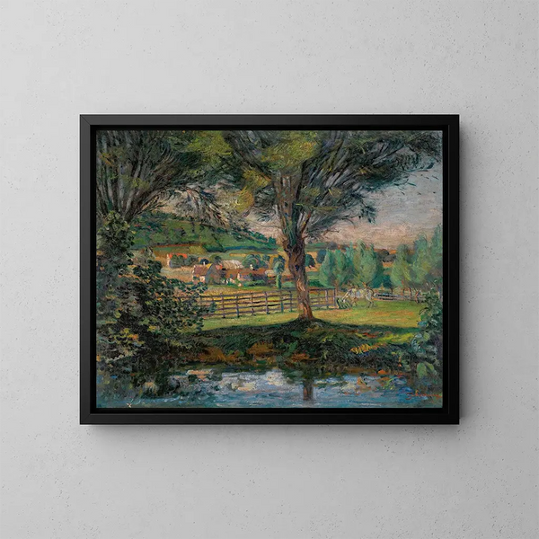 La Mare aux saules - Armand Guillaumin — gerahmtes Bild an der Wand