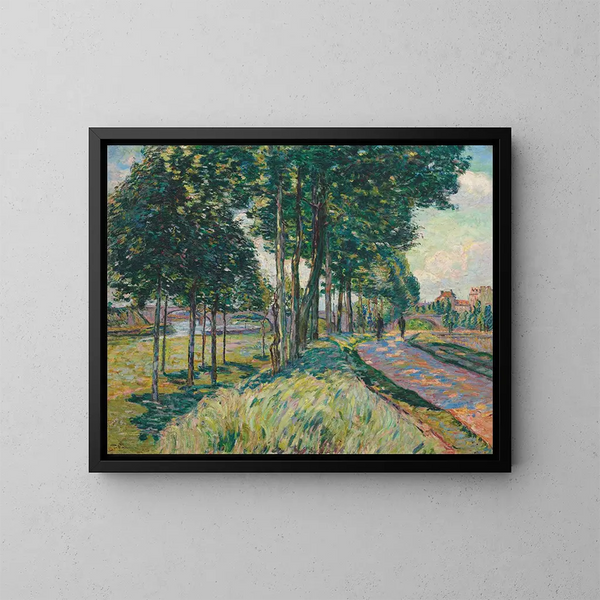 Die Seine bei Charenton - Armand Guillaumin — gerahmtes Bild an der Wand