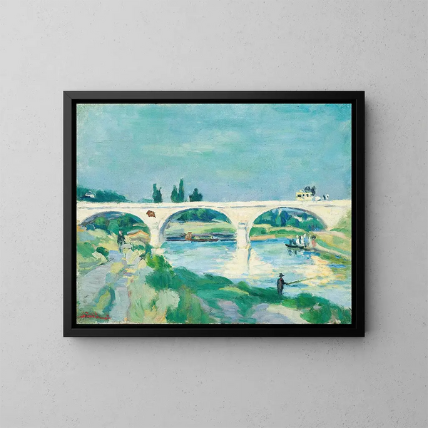 Le Pont de Charenton, Île-de-France - Armand Guillaumin — gerahmtes Bild an der Wand
