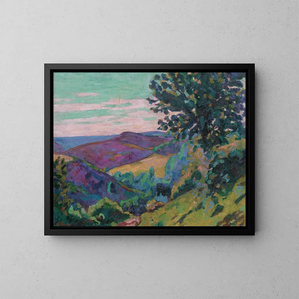 Landschaft von Crozant - Armand Guillaumin — gerahmtes Bild an der Wand