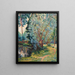 Landschaftsbild mit Teich - Armand Guillaumin — gerahmtes Bild an der Wand