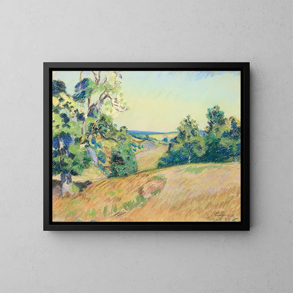 Landschaft von Crozant - Armand Guillaumin — gerahmtes Bild an der Wand