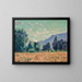 Pontcharra, Tal der Isère, im Hintergrund der Mont Granier - Armand Guillaumin — gerahmtes Bild an der Wand