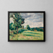 Weideflächen der Scheunen von Crozant - Armand Guillaumin — gerahmtes Bild an der Wand