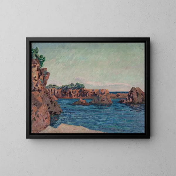Rochers d'Agay - Armand Guillaumin — gerahmtes Bild an der Wand