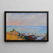 Meeresküste in Saint-Palais - Armand Guillaumin — gerahmtes Bild an der Wand