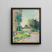 Eine Straße in der Île-de-France - Armand Guillaumin — gerahmtes Bild an der Wand
