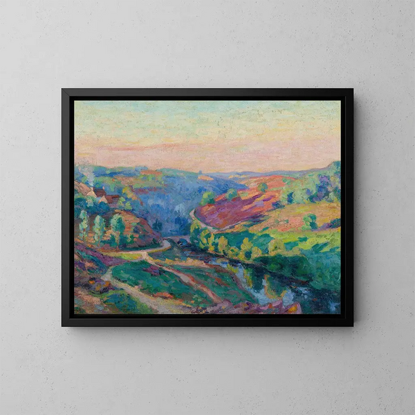 Vallée de la Creuse - Armand Guillaumin — gerahmtes Bild an der Wand