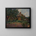 Dorf in der Île-de-France - Armand Guillaumin — gerahmtes Bild an der Wand