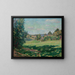 Dorf am Hang des Chevreuse-Tals - Armand Guillaumin — gerahmtes Bild an der Wand