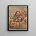Winter-Gemälde - Armstrong & Co. Lith. — gerahmtes Bild an der Wand