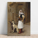 Reproduktion des Gemäldes Arnaut und zwei Whippets - Jean-Léon Gérôme