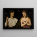 Armut und Sorge - Arnold Böcklin — gerahmtes Bild an der Wand