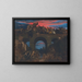 Bataille sur le pont - Arnold Böcklin — gerahmtes Bild an der Wand