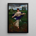 Flore dispersant des fleurs - Arnold Böcklin — gerahmtes Bild an der Wand