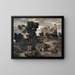 En route pour Emmaüs - Arnold Böcklin — gerahmtes Bild an der Wand