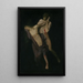 Paolo und Francesca - Arnold Böcklin — gerahmtes Bild an der Wand