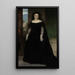 Reproduktion des Gemäldes Portrait der Schauspielerin Fanny Janauschek - Arnold Böcklin