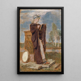 Arnold Bcklin - The Muse Thalia.webp