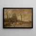 Landschaft mit Vieh - Arnold Marc Gorter — gerahmtes Bild an der Wand