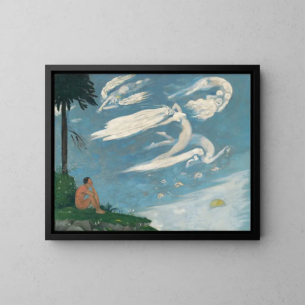 Komposition - Arnold Peter Weisz-Kubínčan — gerahmtes Bild an der Wand