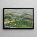 Landschaft mit Häusern - Arnold Peter Weisz-Kubínčan — gerahmtes Bild an der Wand