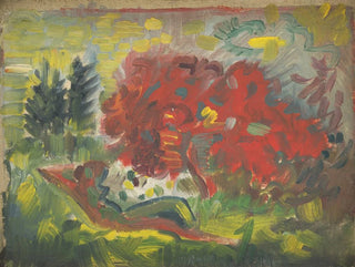 Nacktes Liegen in einem Garten - Arnold Peter Weisz-Kubínčan — Ansicht des Kunstwerks