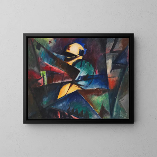 Ohne Titel - Arnold Topp — gerahmtes Bild an der Wand