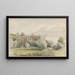Haus zwischen den Bäumen - Arnoldus Johannes Eymer — gerahmtes Bild an der Wand