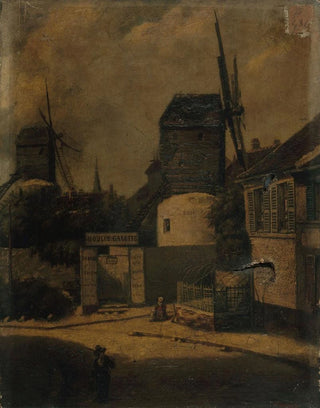 Arsne Dsir dHaussy - Le moulin de la Galette et le moulin Blutefin Montmartre 18me arrondissement.webp