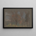 Holz des Herbstes - Arthur Bowen Davies — gerahmtes Bild an der Wand