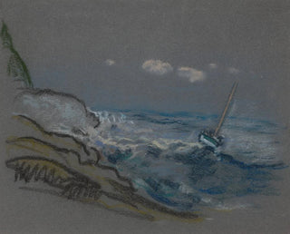 Boot in Notlage - Arthur Bowen Davies — Ansicht des Kunstwerks