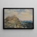 Stadt Hügel italienisch - Arthur Bowen Davies — gerahmtes Bild an der Wand